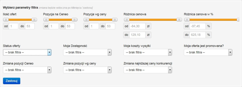 Dużo lepsze filtrowanie, różnice cenowe w złotych i sposób na błyskawiczną zmianę cen